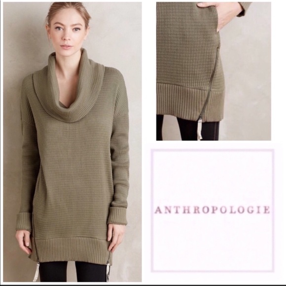 Anthropologie Tops - Anthropologie Pure and Good waffle knit tunic